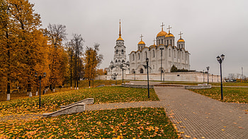 Dormition Cathedral Vladimir, Cathedrals HD wallpaper