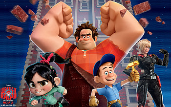 Wreck It Ralph, Vanellope Von Schweetz, Movie, Ralph (Wreck It Ralph), Sergeant Calhoun HD wallpaper