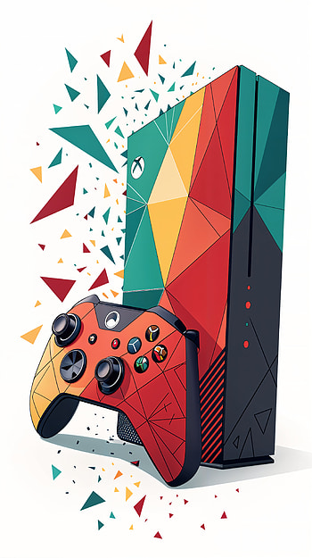 Vibrant Xbox for Your , video game, colorful HD phone wallpaper
