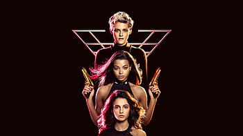 Charlie's Angels, Action-packed thriller, Strong female leads, Movie reboot HD wallpaper