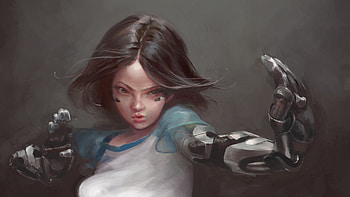 Alita Battle Angel Art, alita-battle-angel, 2018-movies, movies, artwork, artist, digital-art, artstation HD wallpaper
