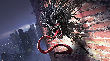 Venom On The Wall, venom, superheroes, artist, artwork, digital-art, artstation HD wallpaper