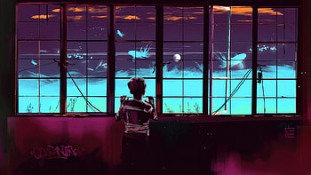 Quarantine, alone, boy, artist, artwork, digital-art, artstation HD wallpaper