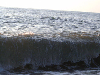 big waves in beach, wonder, beach HD wallpaper