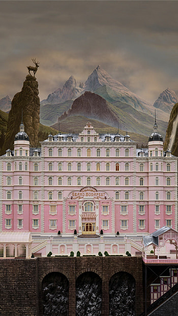 The Grand Budapest Hotel , Stylish design, Whimsical setting, Artistic masterpiece HD phone wallpaper