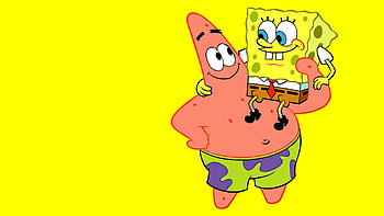 Patrick and SpongeBob , Animated characters, SpongeBob SquarePants HD wallpaper