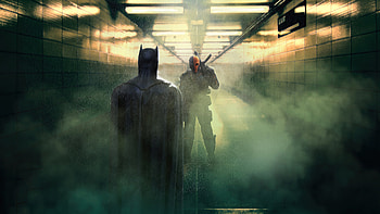 Batman And Deathstroke Hero Of Two Worlds, batman, deathstroke, superheroes, artwork, art, digital-art, supervillain, artstation HD wallpaper