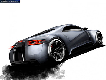 Bugatti, black, car, cars, future HD wallpaper