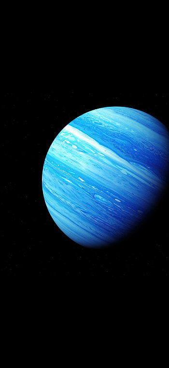 Blue gas planet, Stunning HD phone wallpaper