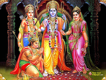 Lord Shri Ram Sita - of god HD wallpaper