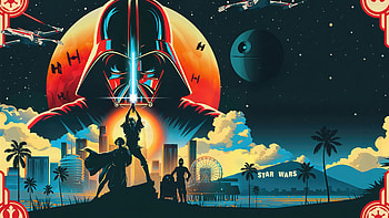 Star Wars — Vader's Galactic Night HD wallpaper