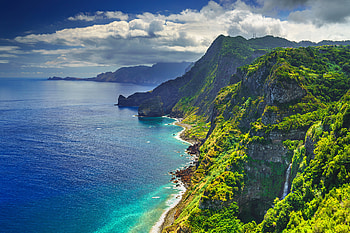 Mountain, Portugal, Nature, , Coastline HD wallpaper