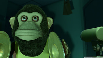 Scary Monkey HD wallpaper