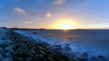 Sunset Sea Landscape, sunset, sea, landscape, nature HD wallpaper