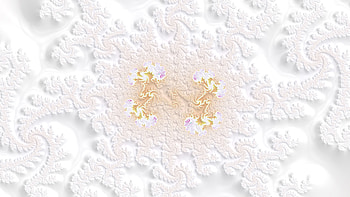 Trippy Psychedelic Fractal, white, pearl, Abstract, fractal HD wallpaper