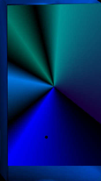 Blue box, magenta, art HD phone wallpaper