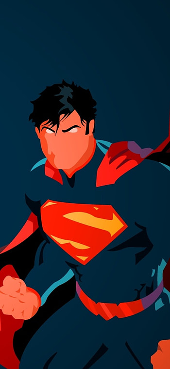 Minimalism, Superman HD phone wallpaper