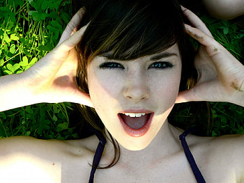 Model, women, girl, lips HD wallpaper