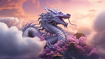 Dragon In Clouds Manipulation, dragon, artist, artwork, digital-art, deviantart HD wallpaper
