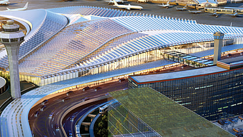 Chicago O'Hare Airport, Aviation hub, Travels, Terminal HD wallpaper