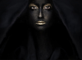 Miss Black, lady, black, people, female HD wallpaper