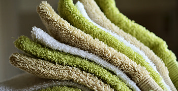 Washing gloves, fabric, close up HD wallpaper