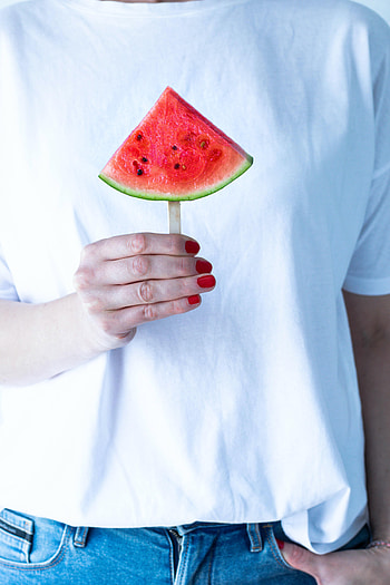 Hand, Miscellanea, Miscellaneous, Girl, Fruit, Watermelon HD phone wallpaper