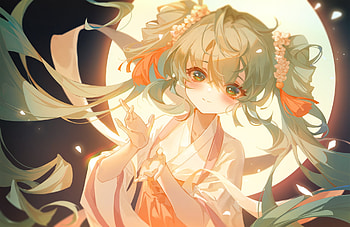 Anime Girl, ANime, girl, cg, art HD wallpaper