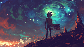 Rick Sanchez Galaxy, TV Show, Rick and Morty, Rick Sanchez, galaxy HD wallpaper