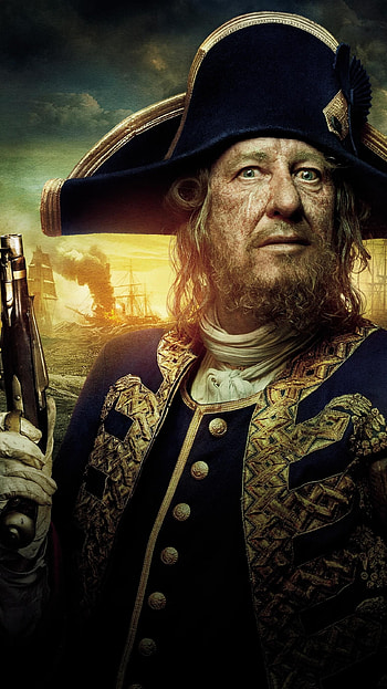 Hector Barbossa, Pirates of the Caribbean HD phone wallpaper