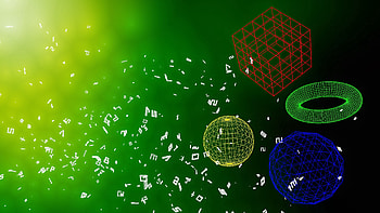3D, Form, Forms, Letters, Geometric Figures, Geometric Shapes HD wallpaper
