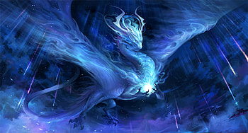 Meteor Dragon Galaxy Cosmos , dragon, artist, artwork, digital-art, deviantart HD wallpaper
