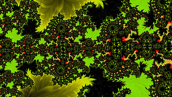Trippy Psychedelic Fractal, trippy, psychedelic, trance, yellow, green, Abstract, fractal, abstract green HD wallpaper
