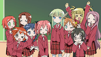 Negima lucky Star, moe, negima, lucky star, cute robot HD wallpaper