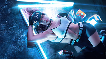 Akali The Rogue Assassin Path, akali-league-of-legends, league-of-legends, games, ai, artwork, art, digital-art, video-games, deviantart, cosplay HD wallpaper
