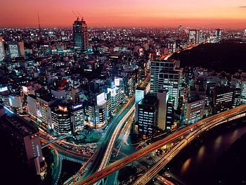 Landscape, Cities, Night HD wallpaper