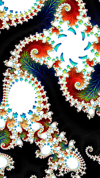 Trippy Psychedelic Trance Fractal, trance, trippy, psychedelic, colors, Abstract, fractal HD phone wallpaper