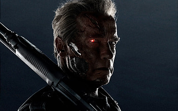 Arnold T-800 Terminator, Wide chaos , Terminator Genisys HD wallpaper