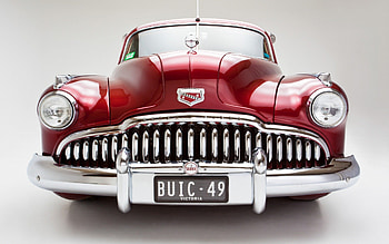 Buick 49 roadmaster, 49, buick, car, red, cool HD wallpaper