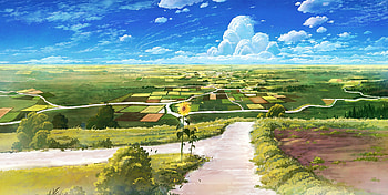 Nature Anime Scenery Background HD wallpaper