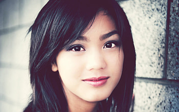 brunette, brunettes, asian, smile, beauty HD wallpaper