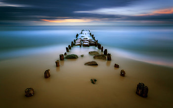 Background, Sea HD wallpaper