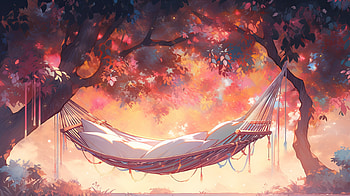 Hammock Serenity - AI Art, AI Art, man made, hammock HD wallpaper