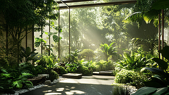 Lush Greenery Room - Ultra, room, lush greenery, garden, greenery, sunlight HD wallpaper