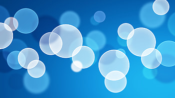 Abstract, circles, white circles, bokeh HD wallpaper