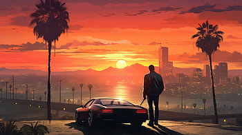 The Sight Of The City, artist, artwork, digital-art HD wallpaper