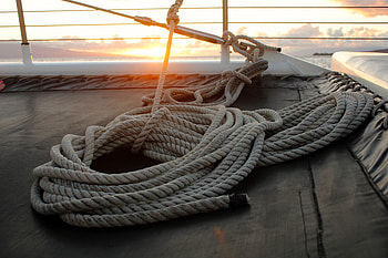 Sea, Miscellanea, Miscellaneous, Cable, Sail, Rope, Sailing Vessel HD wallpaper
