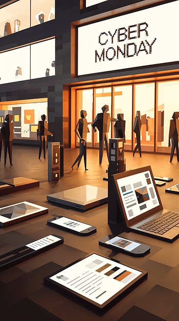 Cyber Monday Tech Delight: A for Savvy Shoppers HD phone wallpaper