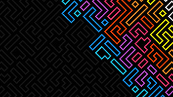 Minimalistic Shapes Dark Neon , abstract, shapes, artist, artwork, digital-art HD wallpaper