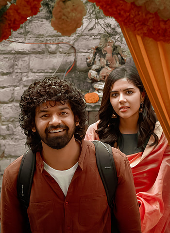 Hridayam, orange, kalyani, nithya, pranav, arun HD phone wallpaper